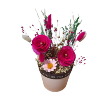 🌸 Masetita con 3 Flores Principales 🌿