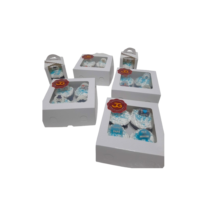 🎁 Caja de 4 Muffins de Manzana🍏