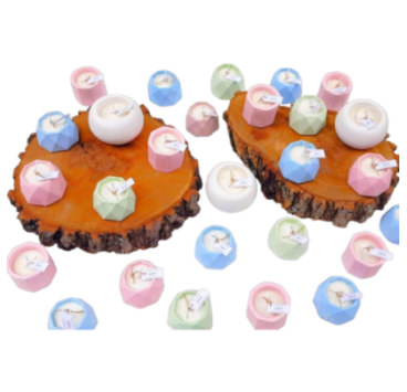 🕯️✨ Velas Aromáticas Geométricas ✨🕯️