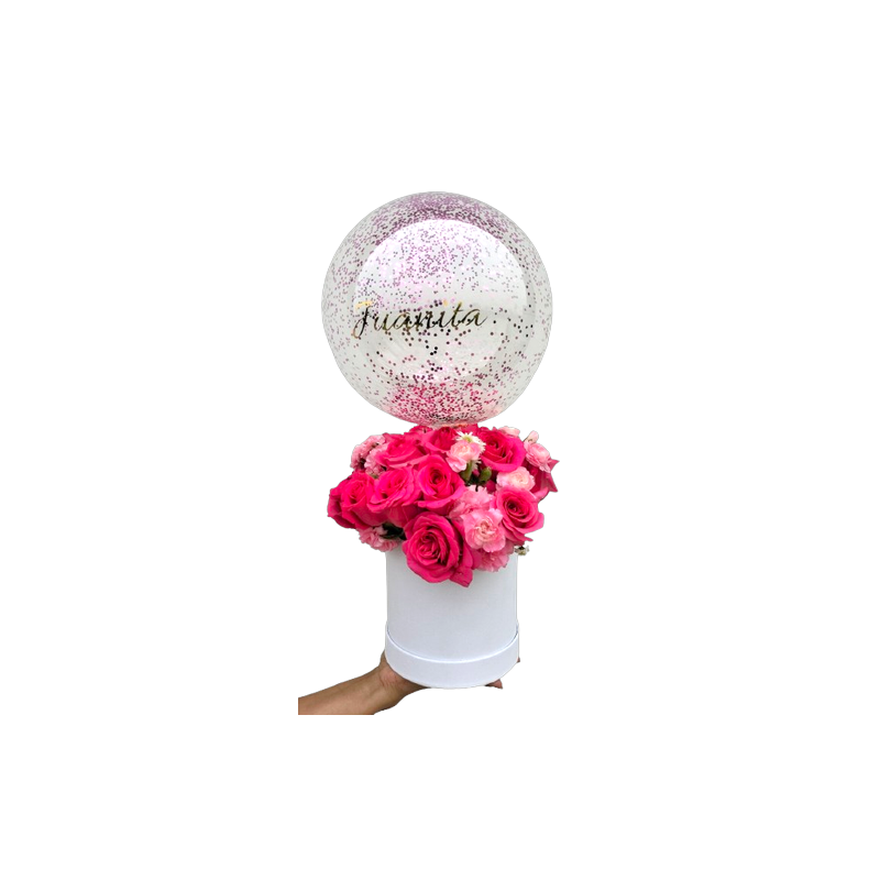 🎈🌹 Arreglo Floral Exclusivo 🌹🎈