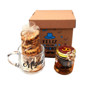 🎁 Caja de Regalo para Papá💙☕