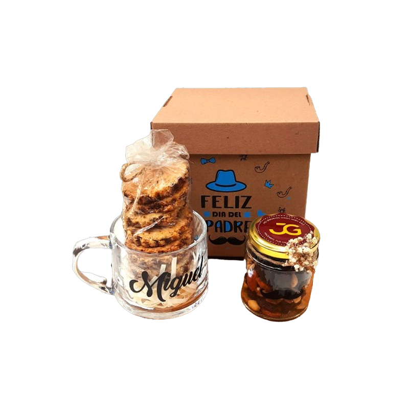 🎁 Caja de Regalo para Papá💙☕