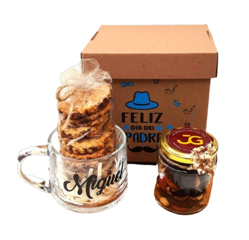 🎁 Caja de Regalo para Papá💙☕