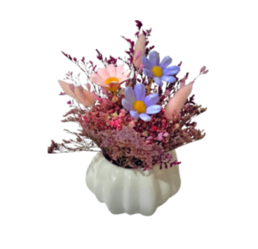 🌸 Floreros Decorativos con Flores Secas 🌿