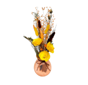 🌸 Floreros Decorativos con Flores Secas 🌿